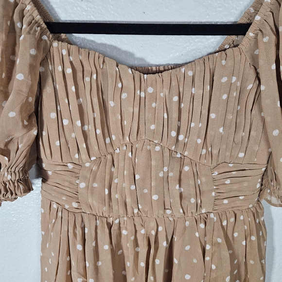 Abercrombie & Fitch Polka-Dot Mini Dress Size XSP - Picture 3 of 11